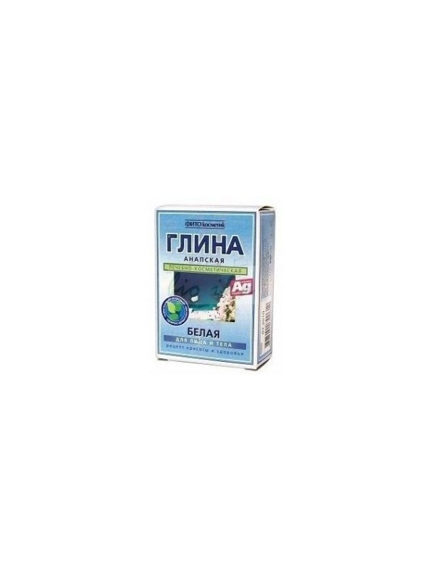 FitoKosmetik Anapska White Clay - догляд за обличчям, тілом і волоссям 100 г