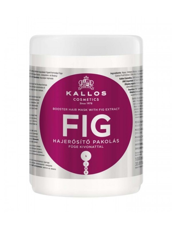 Kallos Hair mask with fig extract 1000 ml