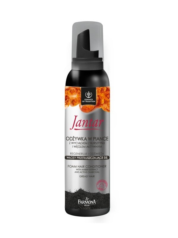 Farmona Jantar Foam haarconditioner met amberextract en actieve kool voor vet haar 180 m