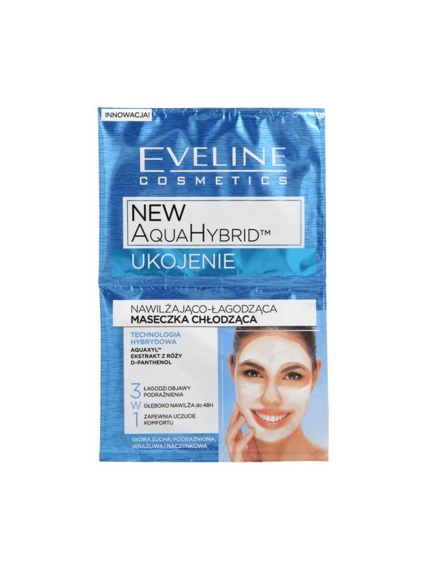 Eveline New Aqua Hybrid rustgevend verkoelend hydraterend en verzachtend masker 7 ml