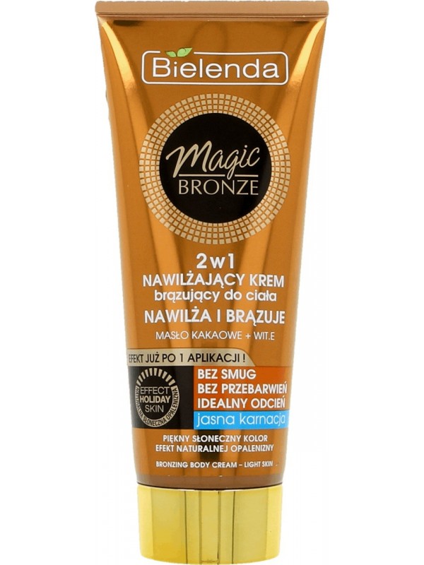 Bielenda MAGIC BRONZE 2-in-1 bronzing body cream - fair skin 200 ml