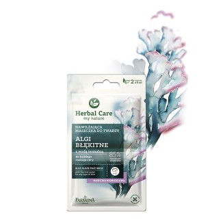 Farmona Herbal Care Blue Algae Moisturizing Mask 2x5 ml