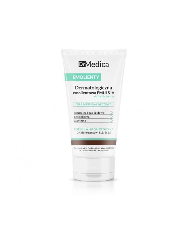 Bielenda Dr Medica Emollients Emollient face wash emulsion for combination and sensitive skin 150 g