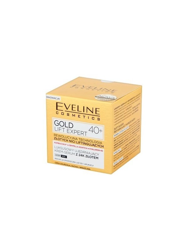 Eveline Gold Lift Expert Luxe verstevigende crème- serum met 24K goud dag/nacht 40+ 50 ml