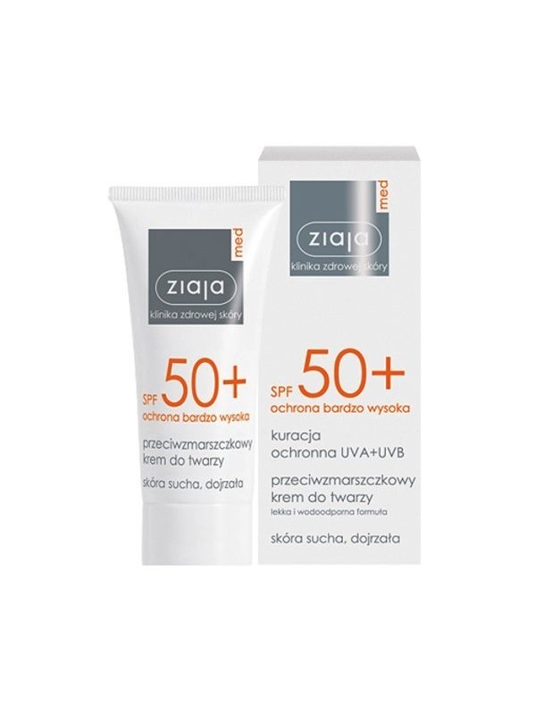 Ziaja Med SPF 50+ Anti-wrinkle face cream for dry skin 50 ml