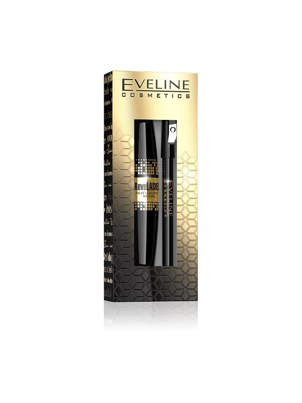 Eveline Make Up Gift Set (Revelash Mascara + Black Pencil)-0363