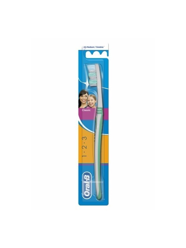 Oral- B Toothbrush 1-2-3 Medium 3pcs