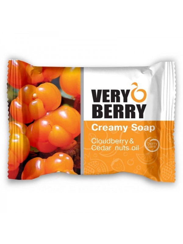 Very Berry - Bergbraambes & Cedernotenolie romige zeep 100 g