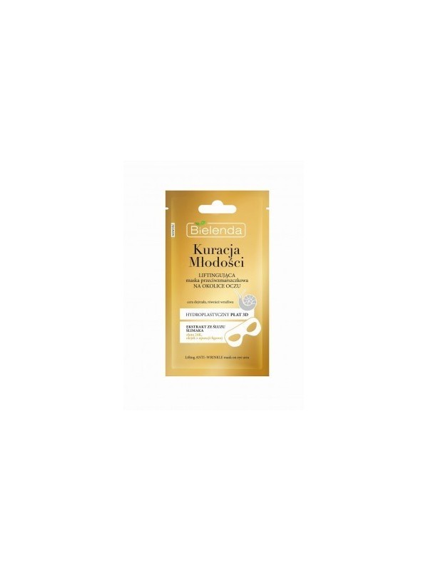 Bielenda KURACJA MŁODOŚCI Lifting anti-wrinkle sheet mask for the eye area 23 g