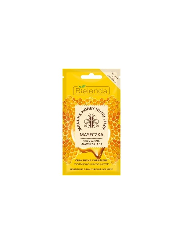 Bielenda MANUKA HONEY NUTRI ELIXIR Voedend en hydraterend masker 8 g