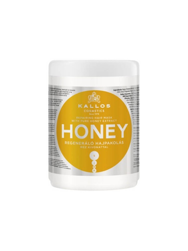 Kallos Maska do włosów Honey 1000 ml