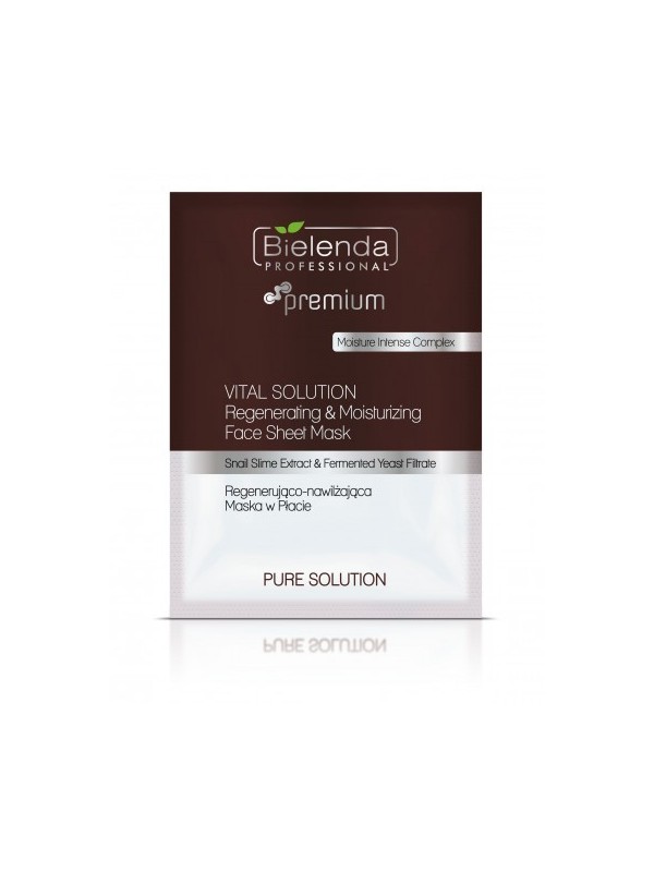 Bielenda Professional PURE SOLUTION - regenerating and moisturizing sheet mask 25 g