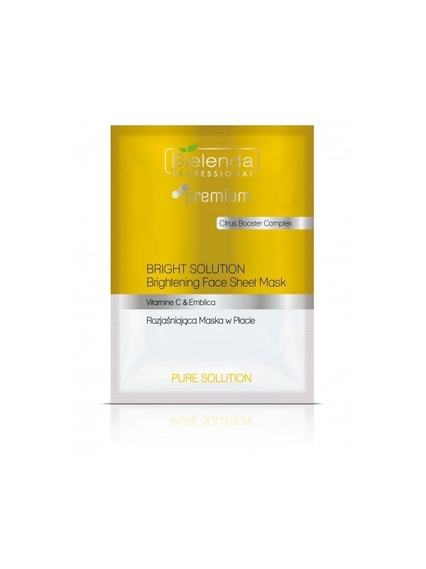 Bielenda Professional PURE SOLUTION - brightening sheet mask 25 g