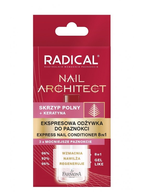 Кондиціонер для нігтів Farmona Radical Nail Architect Express 8в1 12 мл