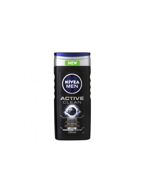 ГЕЛЬ ДЛЯ ДУШУ NIVEA MEN ACTIVE CLEAN BLACK 250 мл