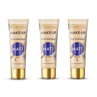 Bielenda MAKE-UP ACADEMIE Matterende vloeistof MATT - natuurlijke tint 30 g