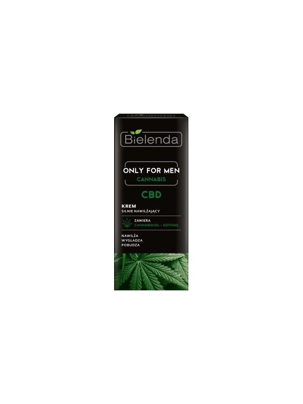 Bielenda ALLEEN VOOR MEN CANNABIS Sterk hydraterende creme 50 ml