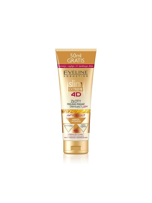 Eveline 4D Slim Extreme 4D gold afslank- en serum 250 ml