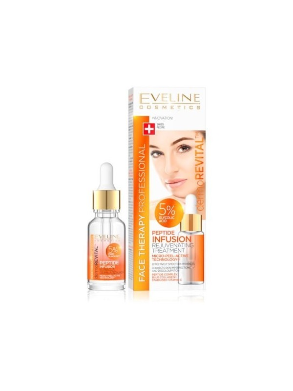 Омолоджуюча процедура Eveline Dermo Revital Peptide Infusion 18 мл