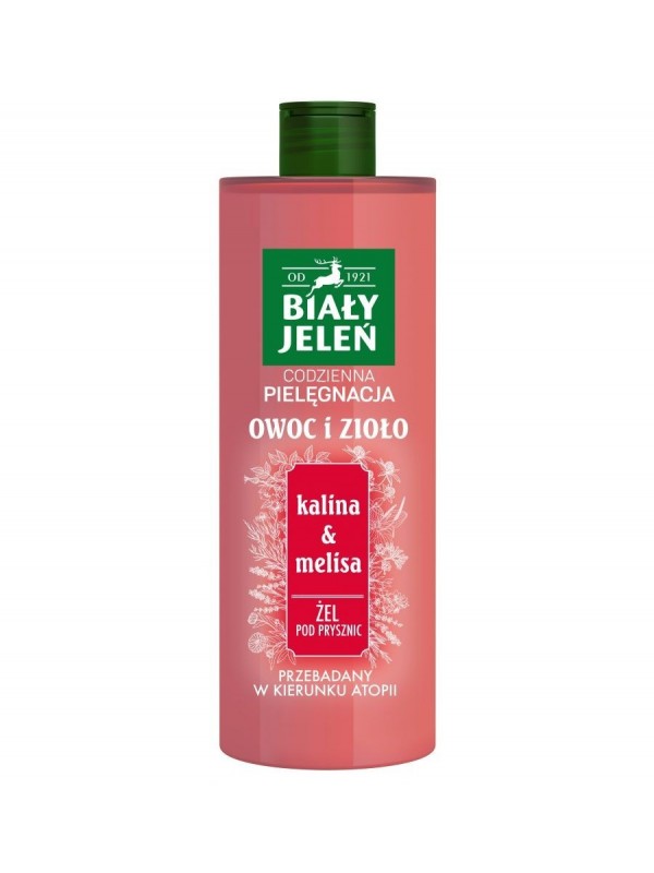 Biały Jeleń Fruit and Herb Viburnum and lemon balm shower gel 400 ml