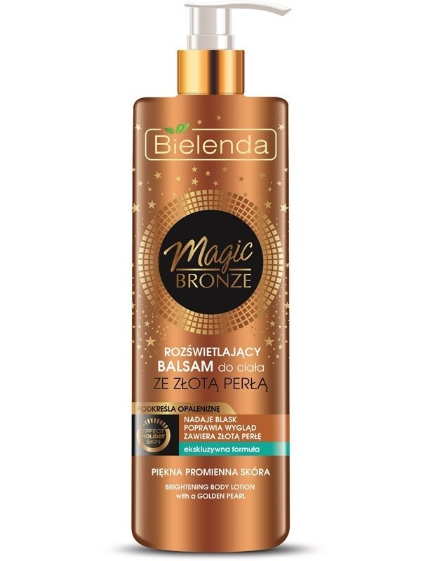 Bielenda MAGIC BRONZE Освітлюючий лосьйон для тіла із золотистими перлами 250 мл