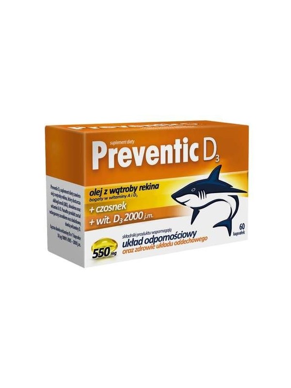 Preventic D3 60 capsules