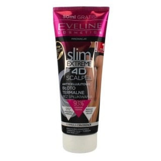 Eveline 4D Slim Extreme Scalpel Antycellulitowe Błoto Termalne 250 ml