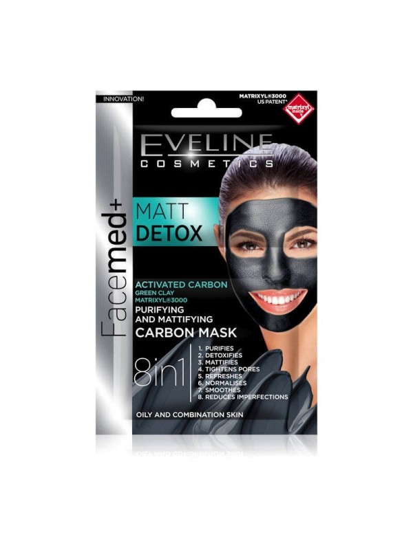 Eveline Facemed+ Duo - Hydra Detox cleansing and matting mask 2x5 ml