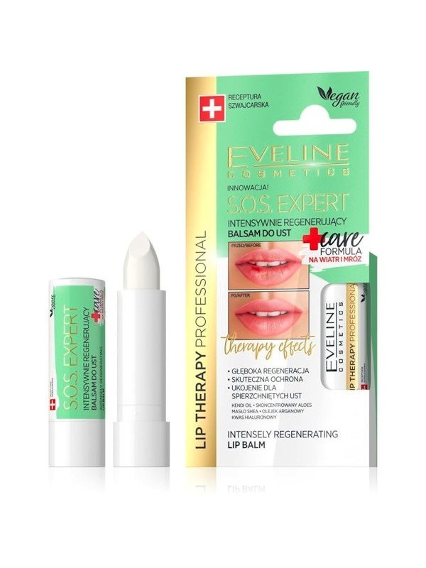 Eveline Lip Therapy S.O.S EXPERT balsam do ust regenerujacy na mróz i wiatr 4 g