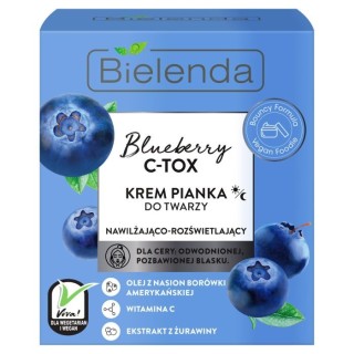 Bielenda Blueberry C-Tox Krem-pianka do twarzy 40 ml