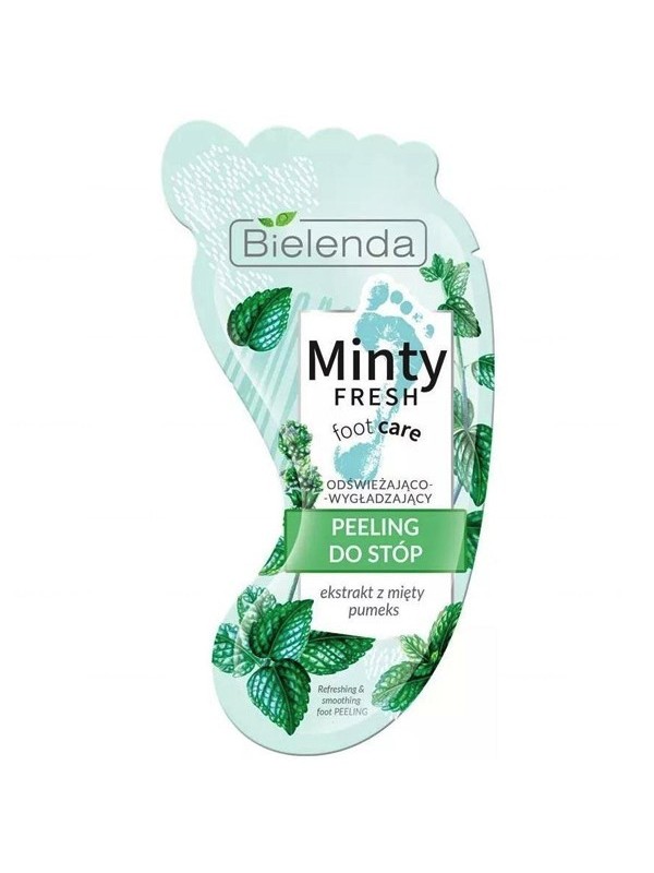 Bielenda MINTY FRESH FOOT CARE освіжаючий і розгладжуючий peeling для ніг 10 г