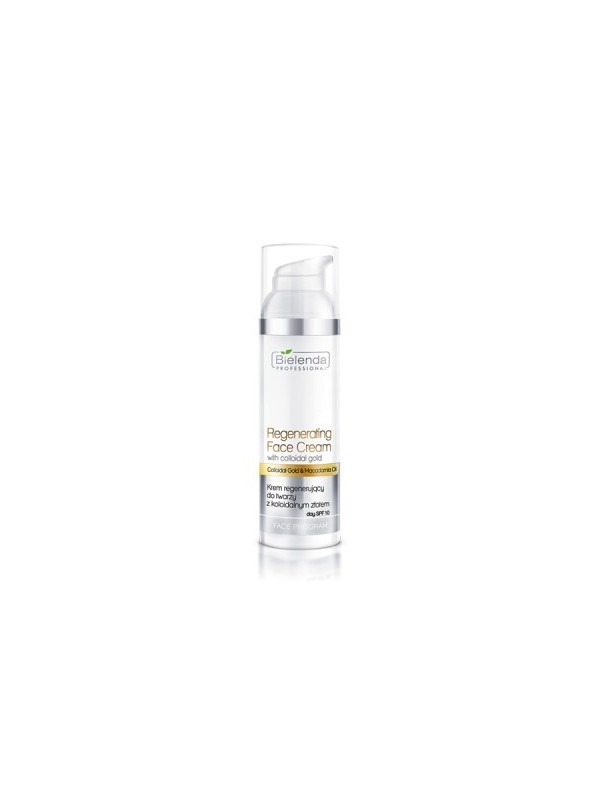 Bielenda Professional Regenererende gezichtscrème met colloïdaal goud SPF10 50 ml