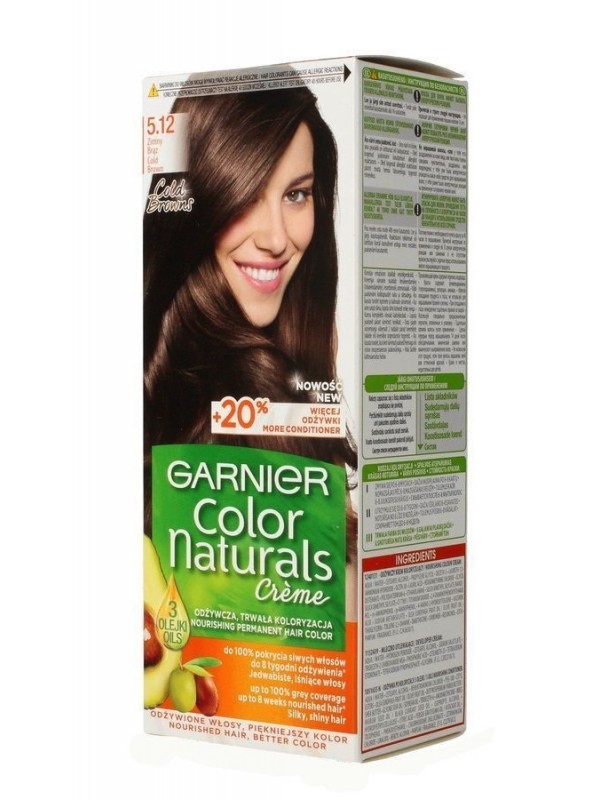 Фарба для волосся Garnier Color Naturals / 5 / Холодний шатен