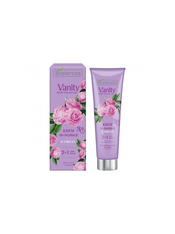 Bielenda Vanity Soft Touch krem do depilacji ciała i bikini Kamelia 100 ml