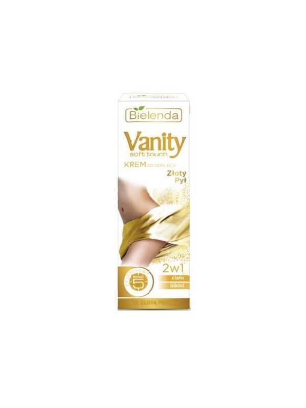 Bielenda Vanity Soft Touch Depilatory cream for body and bikini Golden dust 100 ml