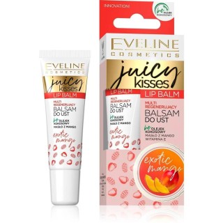 Eveline Juicy Kisses Mango відновлюючий бальзам для губ 12 мл