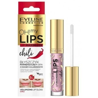 Eveline OH ! MY LIPS Lip plumping блиск для губ з гіалуроновою кислотою Чилі 4,5 мл