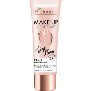 Bielenda MAKE-UP AKADEMIE VEGE FLUMI Illuminating mineral foundation - light beige 30 g