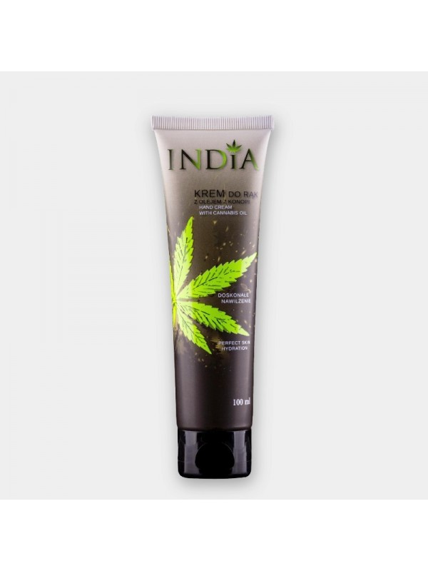 India Krem do rąk ochronny z olejem z konopi 100 ml