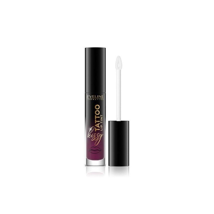 Eveline Kissy Tattoo Lip Tint Langanhaltender flüssiger Lippenstift /03/ Dirty Berry