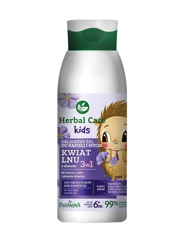 Farmona Herbal Care Kids 3in1 zachte bad- en wasgel 400 ml