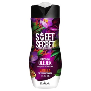 Farmona Sweet Secret Hybride bad- en doucheolie met 1/4 hydraterende crème vanille saffraan kardemom 300 m