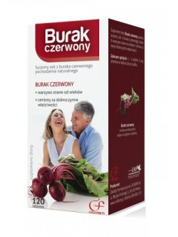 Burak czerwony 120 tabletek