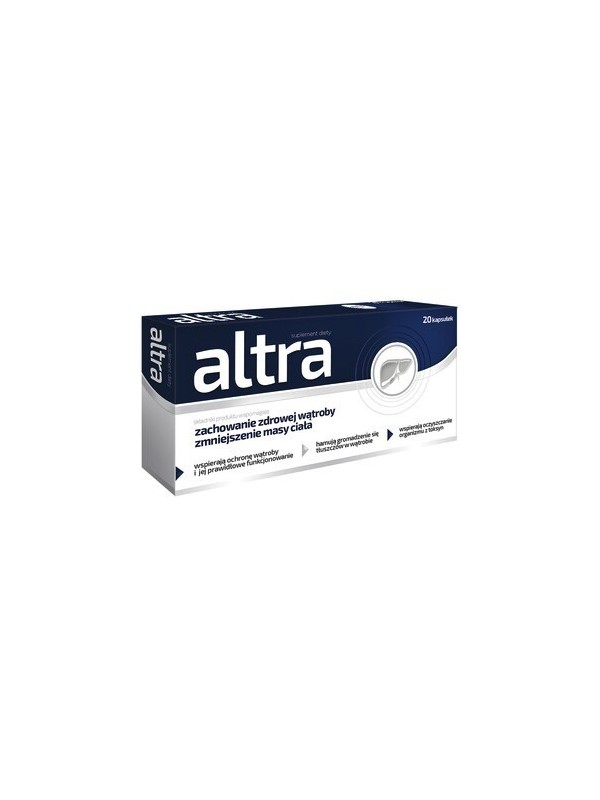 Altra Voedingssupplement ter ondersteuning van de lever 20 capsules