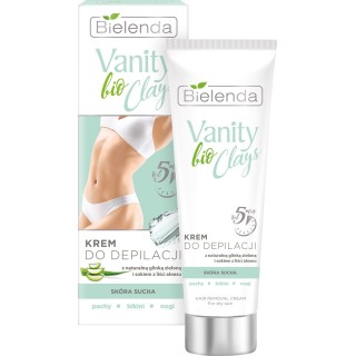 Bielenda VANITY BIO CLAYS Ontharingscrème met groene klei 100 ml (30-04-2025)