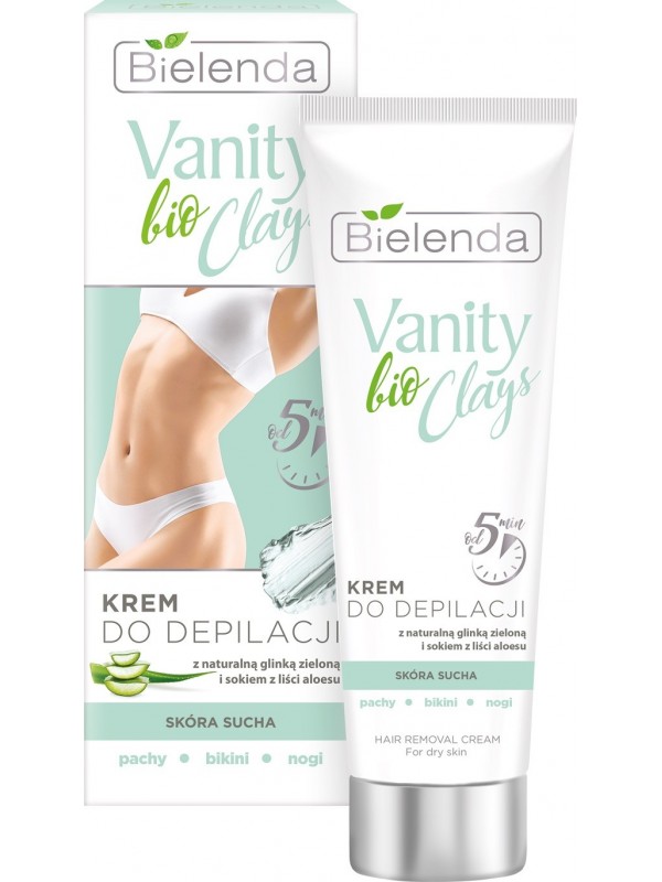 Bielenda VANITY BIO CLAYS Depilatory cream with green clay 100 ml