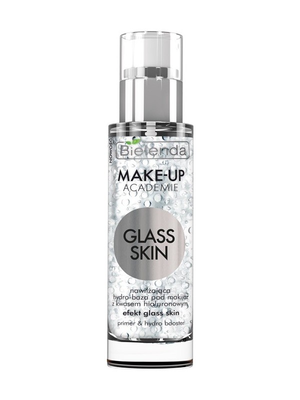 Bielenda MAKE-UP AKADEMIE GLASS SKIN Hydraterende hydro -make-up basis met hyaluronzuur 30 g