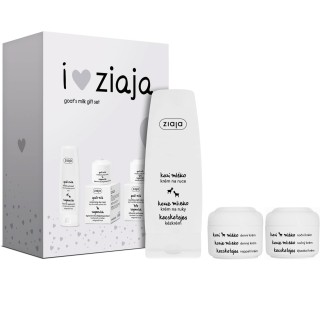 Coffret Ziaja au lait de chèvre Crème de jour 50 ml + Crème de nuit 50 ml + Crème pour les mains 80 ml