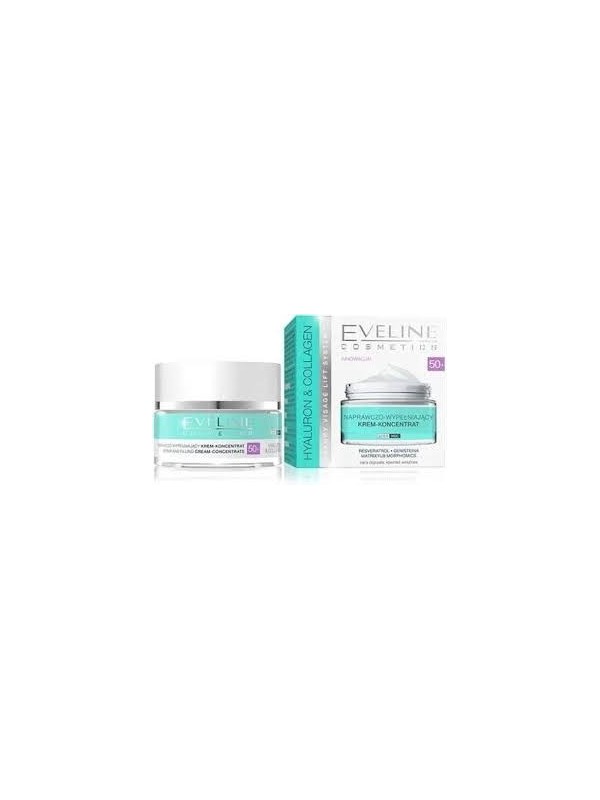 Eveline Hyaluron Concentrate Herstellend en opvullend gezichtscrème-concentraat 50 ml