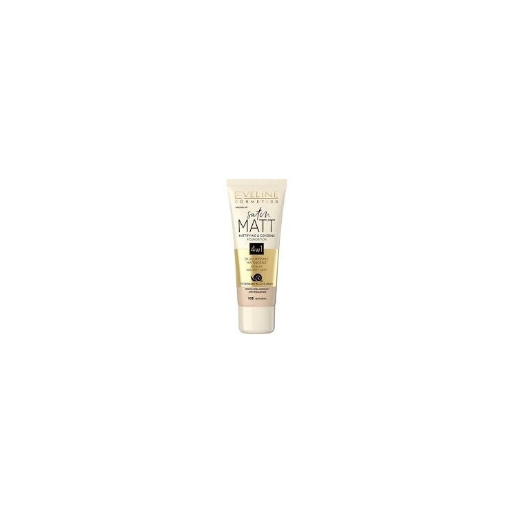 Eveline Satin Matt Mattifying Foundation /103/ Natural 30 ml